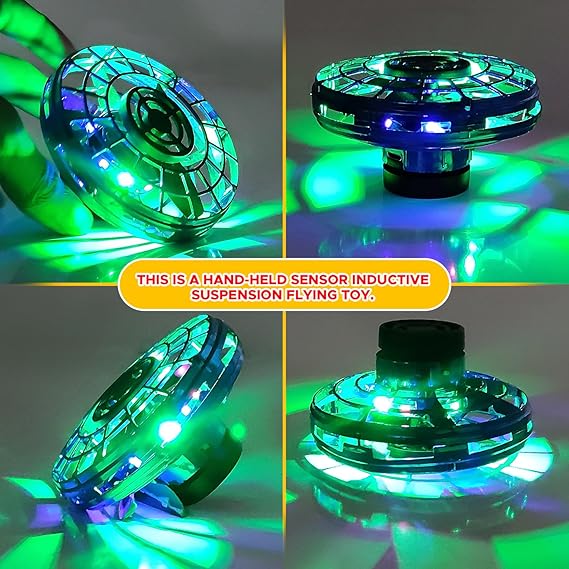 spinback flying spinner toy